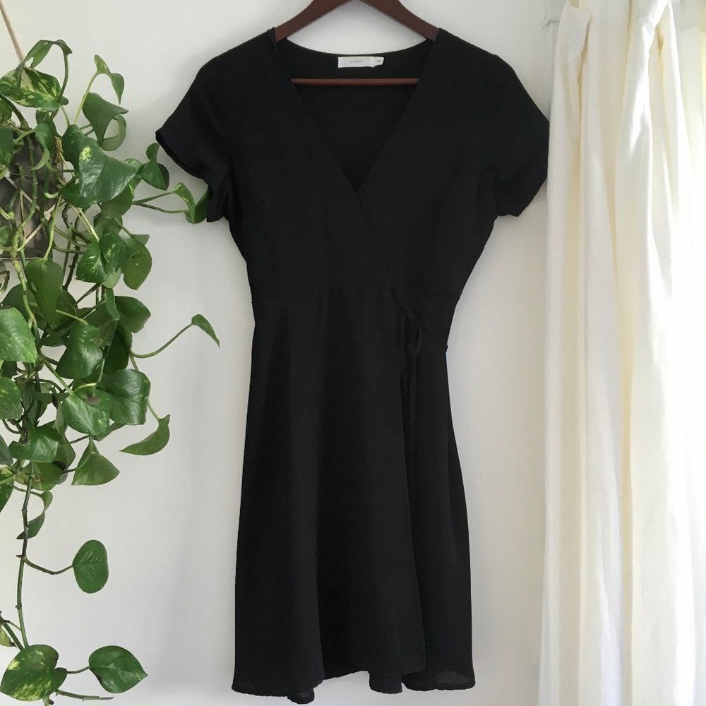 Black Wrap Dress